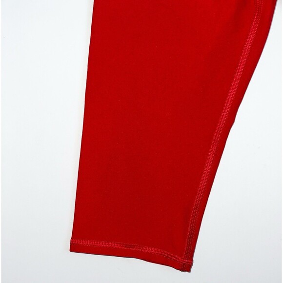 Alo Yoga Alosoft High-Waist Capri Leggings Classic Red Iconic 90's Size XS - Picture 5 of 12